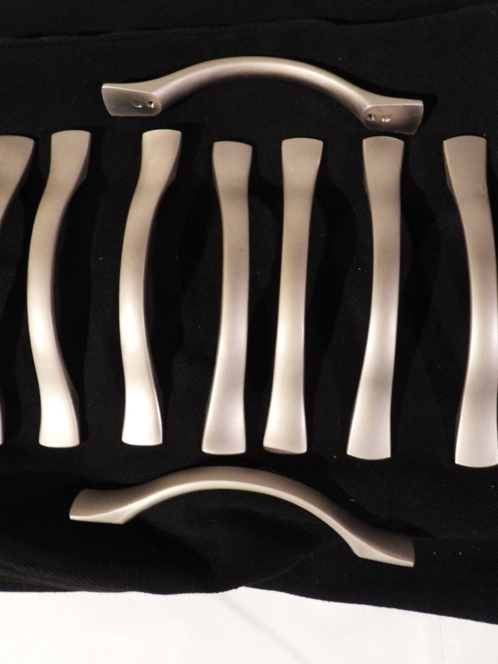 10 Piece Brushed Satin Nickel Cabinet Pulls 5.5" new drawer handles